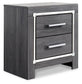 Lodanna Two Drawer Night Stand at Lee Furniture, NC