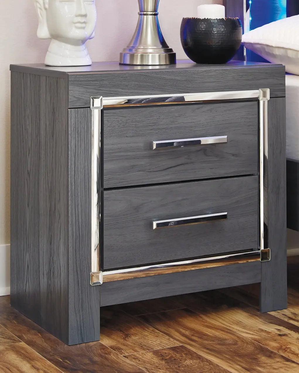 Lodanna Two Drawer Night Stand at Lee Furniture, NC