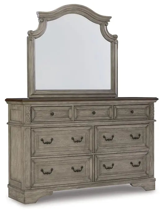 Lodenbay Dresser and Mirror at Lee Furniture, NC