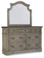 Lodenbay Dresser and Mirror at Lee Furniture, NC