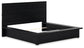 Londer King Panel Bed with Mirrored Dresser and Chest at Lee Furniture, NC