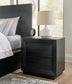 Londer King Panel Bed with Mirrored Dresser and Nightstand at Lee Furniture, NC