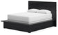 Londer Queen Panel Bed with Mirrored Dresser, Chest and 2 Nightstands at Lee Furniture, NC