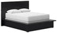 Londer Queen Panel Bed with Mirrored Dresser, Chest and 2 Nightstands at Lee Furniture, NC