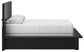 Londer Queen Panel Bed with Mirrored Dresser at Lee Furniture, NC
