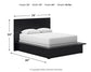 Londer Queen Panel Bed with Mirrored Dresser at Lee Furniture, NC