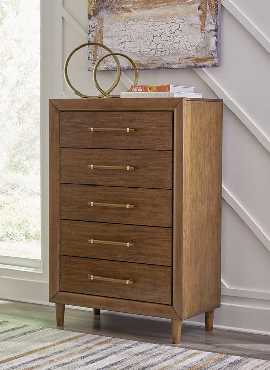 Lyncott Five Drawer Chest at Lee Furniture, NC