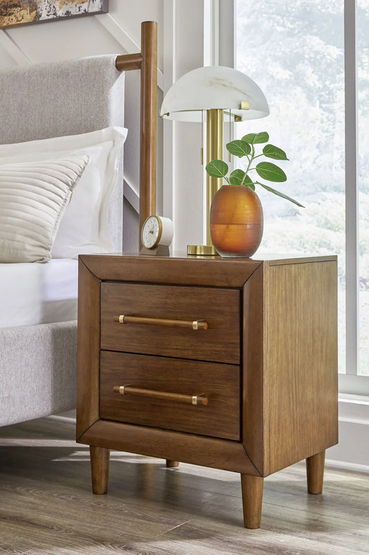 Lyncott Two Drawer Night Stand at Lee Furniture, NC