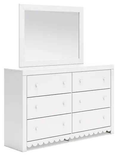 Mollviney Dresser and Mirror at Lee Furniture, NC