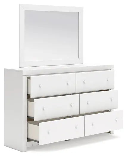Mollviney Dresser and Mirror at Lee Furniture, NC