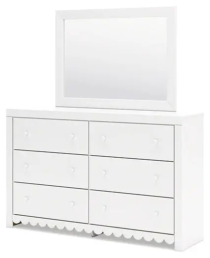 Mollviney Dresser and Mirror at Lee Furniture, NC