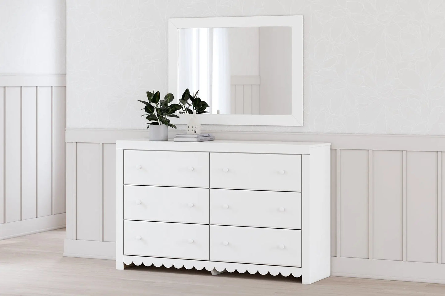 Mollviney Dresser and Mirror at Lee Furniture, NC