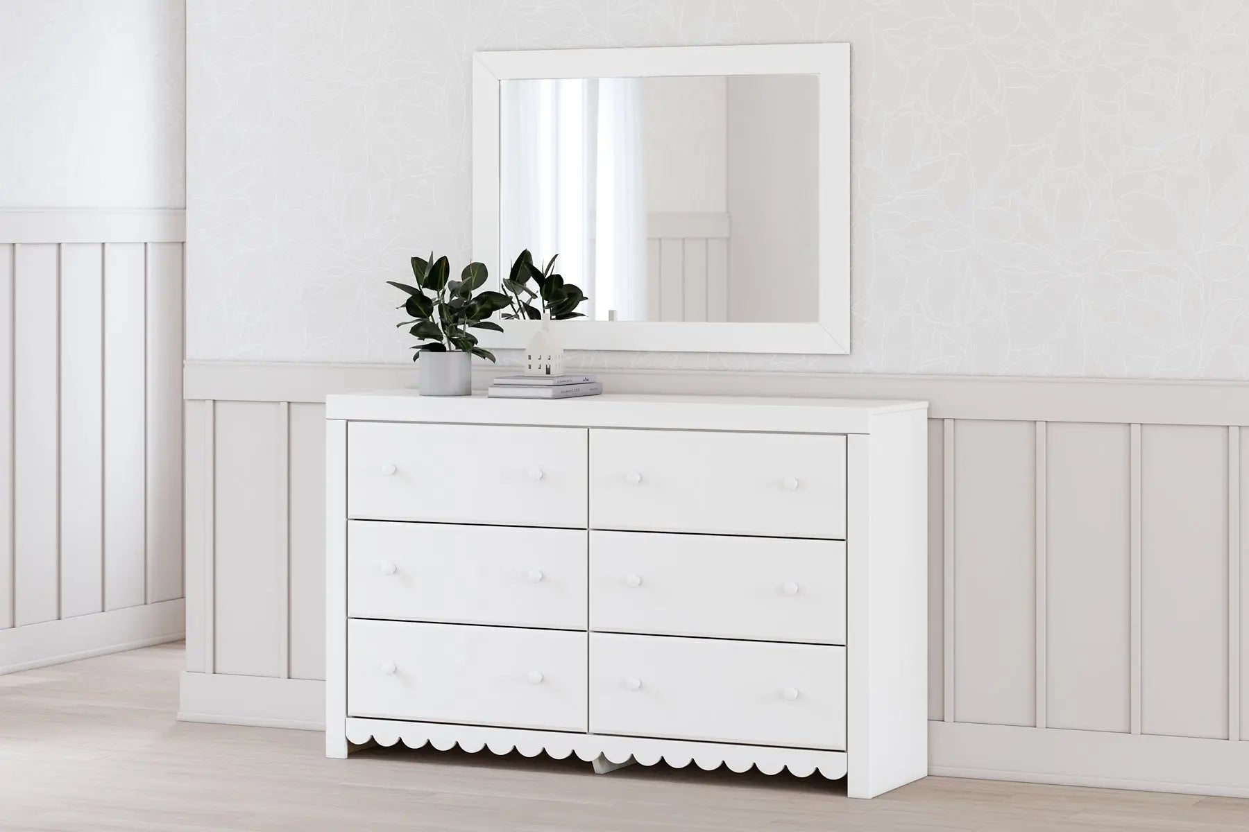 Mollviney Dresser and Mirror at Lee Furniture, NC