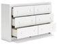 Mollviney Six Drawer Dresser at Lee Furniture, NC