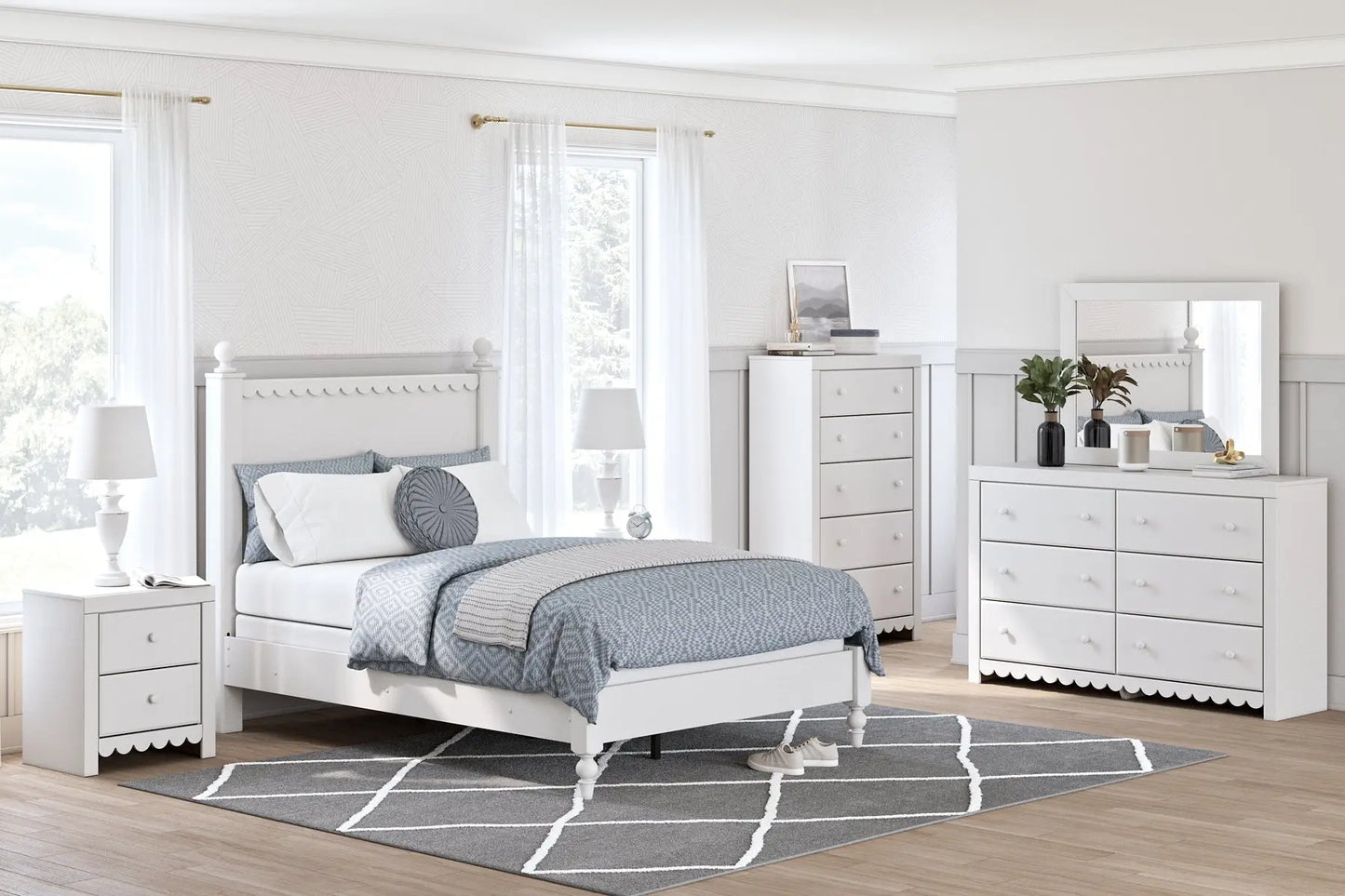 Mollviney Six Drawer Dresser at Lee Furniture, NC
