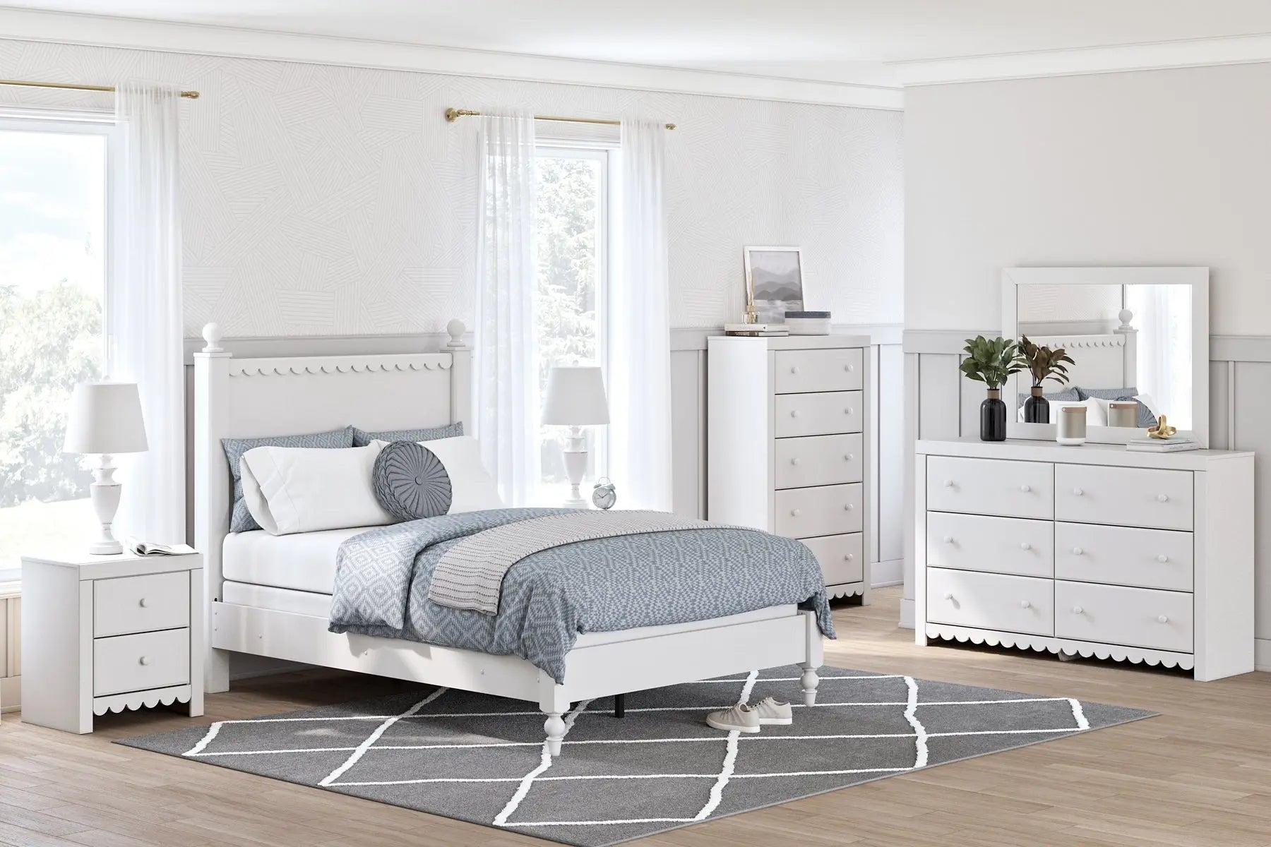 Mollviney Six Drawer Dresser at Lee Furniture, NC