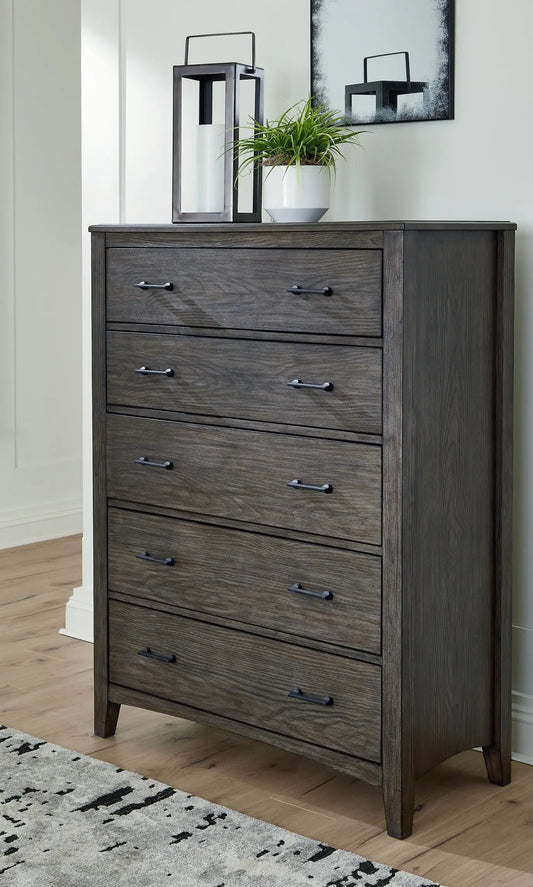 Montillan Five Drawer Chest at Lee Furniture, NC