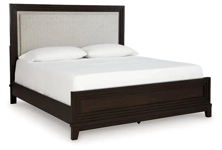 Neymorton California King Upholstered Panel Bed at Lee Furniture, NC