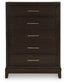 Neymorton Five Drawer Chest at Lee Furniture, NC