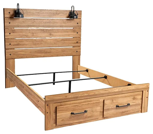 Pasklyn King Panel Storage Bed at Lee Furniture, NC