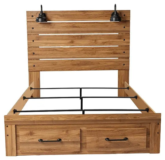 Pasklyn Queen Panel Storage Bed at Lee Furniture, NC