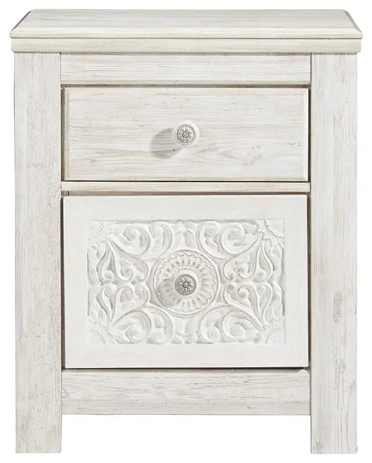Paxberry Two Drawer Night Stand at Lee Furniture, NC