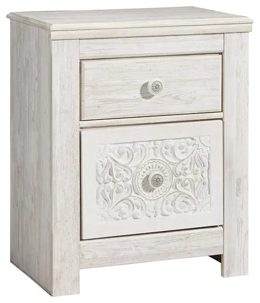 Paxberry Two Drawer Night Stand at Lee Furniture, NC