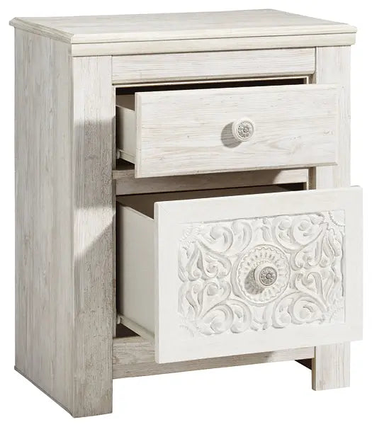 Paxberry Two Drawer Night Stand at Lee Furniture, NC