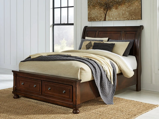 Porter Queen Sleigh Storage Bed at Lee Furniture, NC