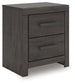 Prendonea Two Drawer Night Stand at Lee Furniture, NC
