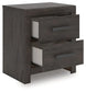 Prendonea Two Drawer Night Stand at Lee Furniture, NC
