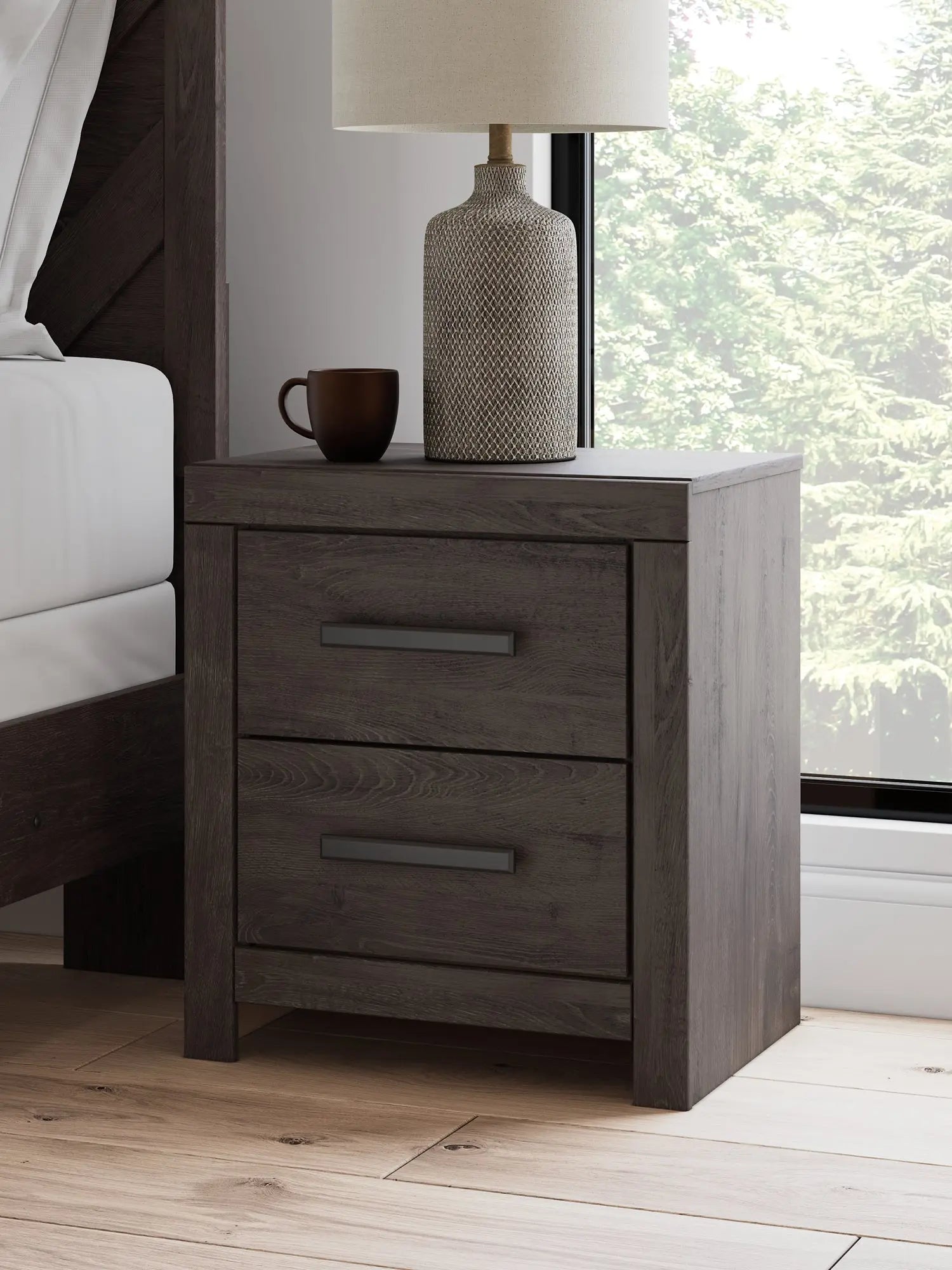 Prendonea Two Drawer Night Stand at Lee Furniture, NC