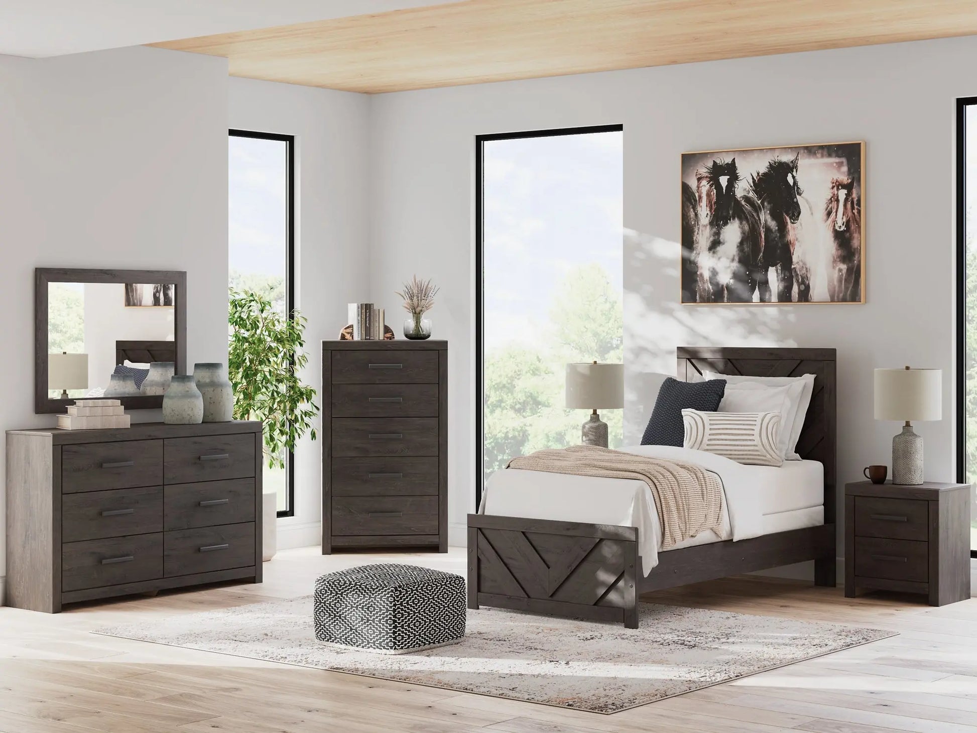 Prendonea Two Drawer Night Stand at Lee Furniture, NC