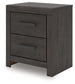 Prendonea Two Drawer Night Stand at Lee Furniture, NC