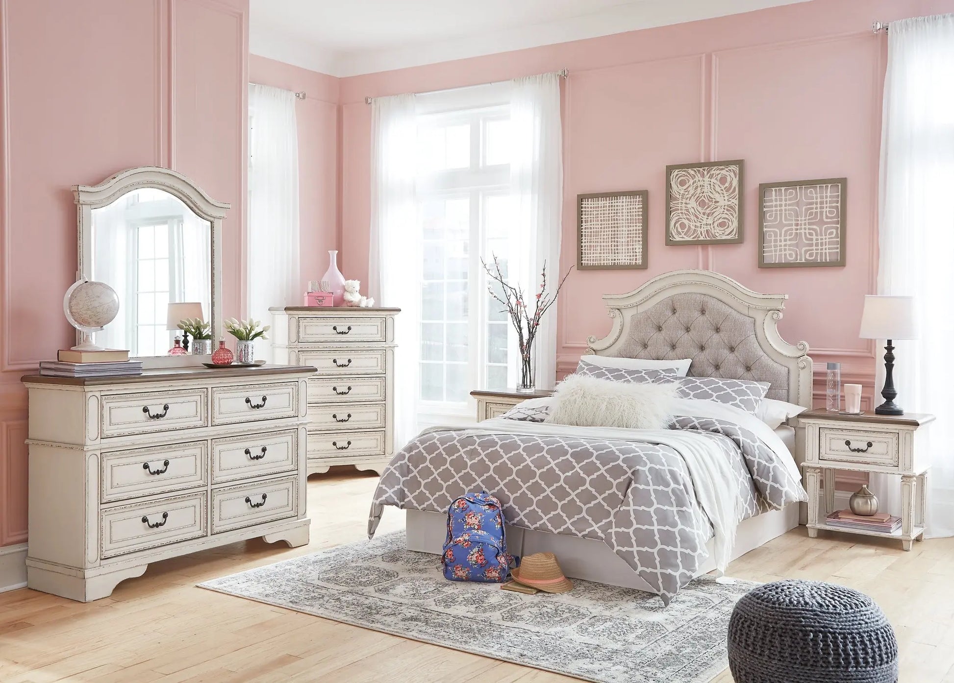 Realyn Dresser and Mirror at Lee Furniture, NC