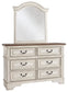 Realyn Dresser and Mirror at Lee Furniture, NC