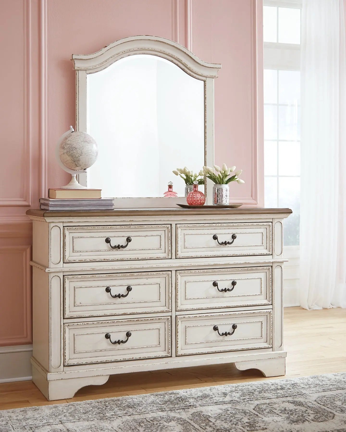Realyn Dresser and Mirror at Lee Furniture, NC