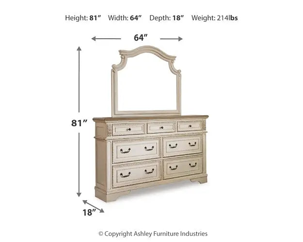 Realyn Dresser and Mirror at Lee Furniture, NC