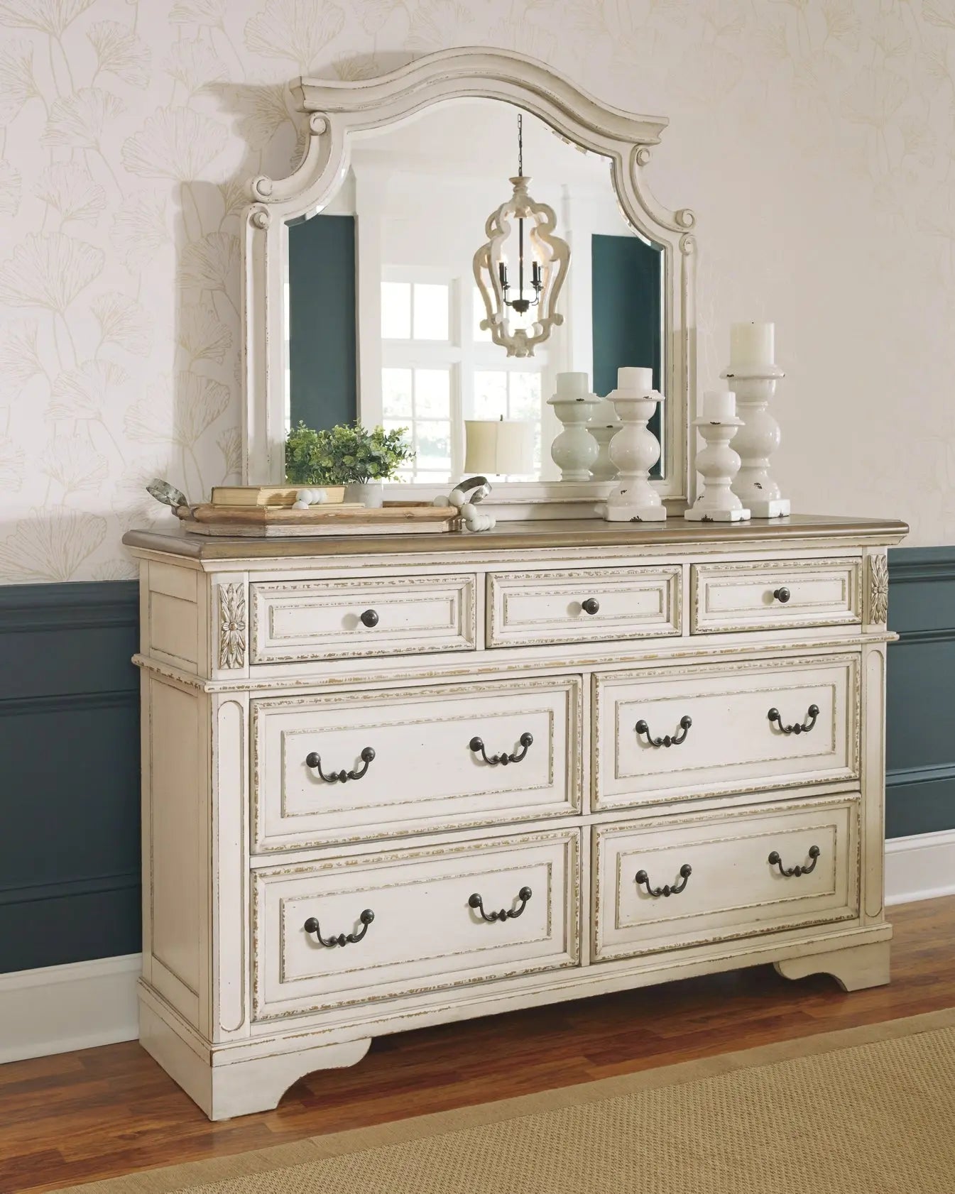 Realyn Dresser and Mirror at Lee Furniture, NC