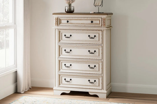 Realyn Five Drawer Chest at Lee Furniture, NC