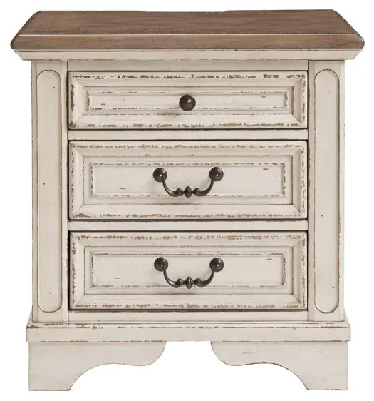 Realyn Three Drawer Night Stand at Lee Furniture, NC