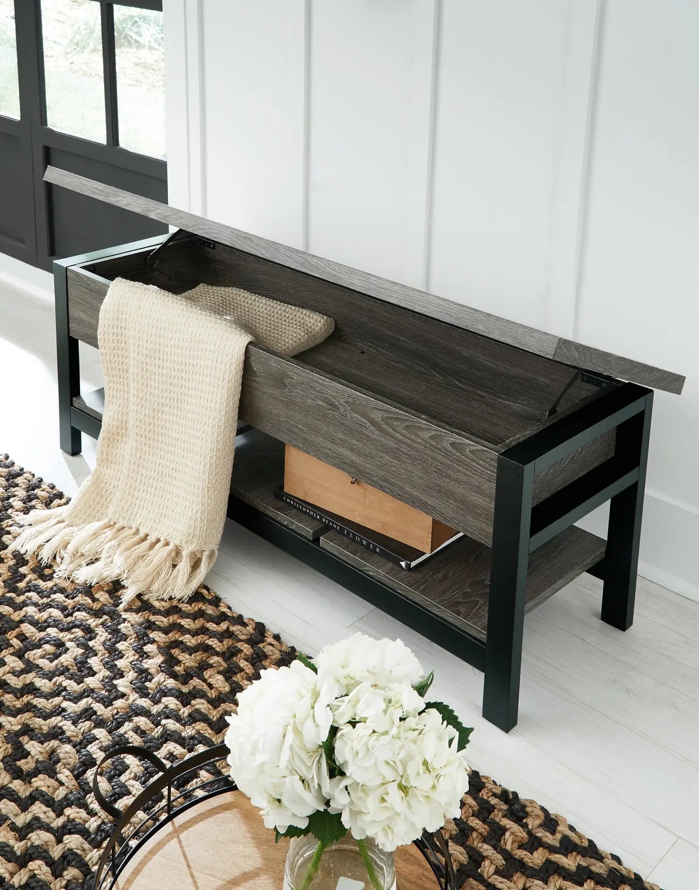 Rhyson Storage Bench at Lee Furniture, NC