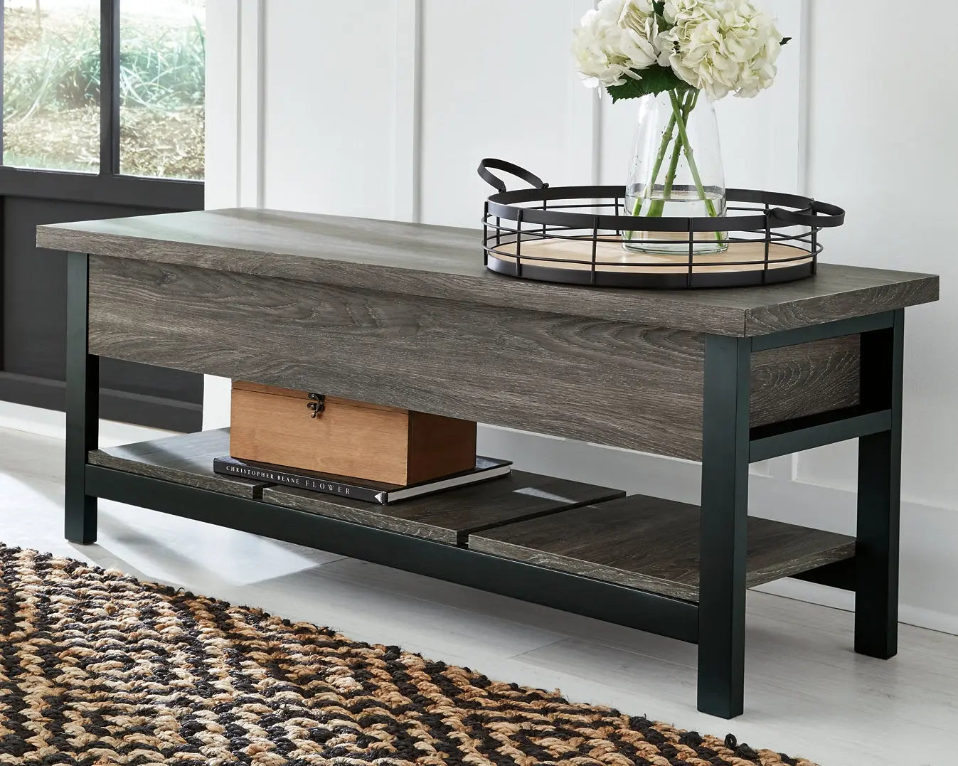 Rhyson Storage Bench at Lee Furniture, NC
