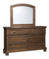 Robbinsdale Dresser and Mirror at Lee Furniture, NC
