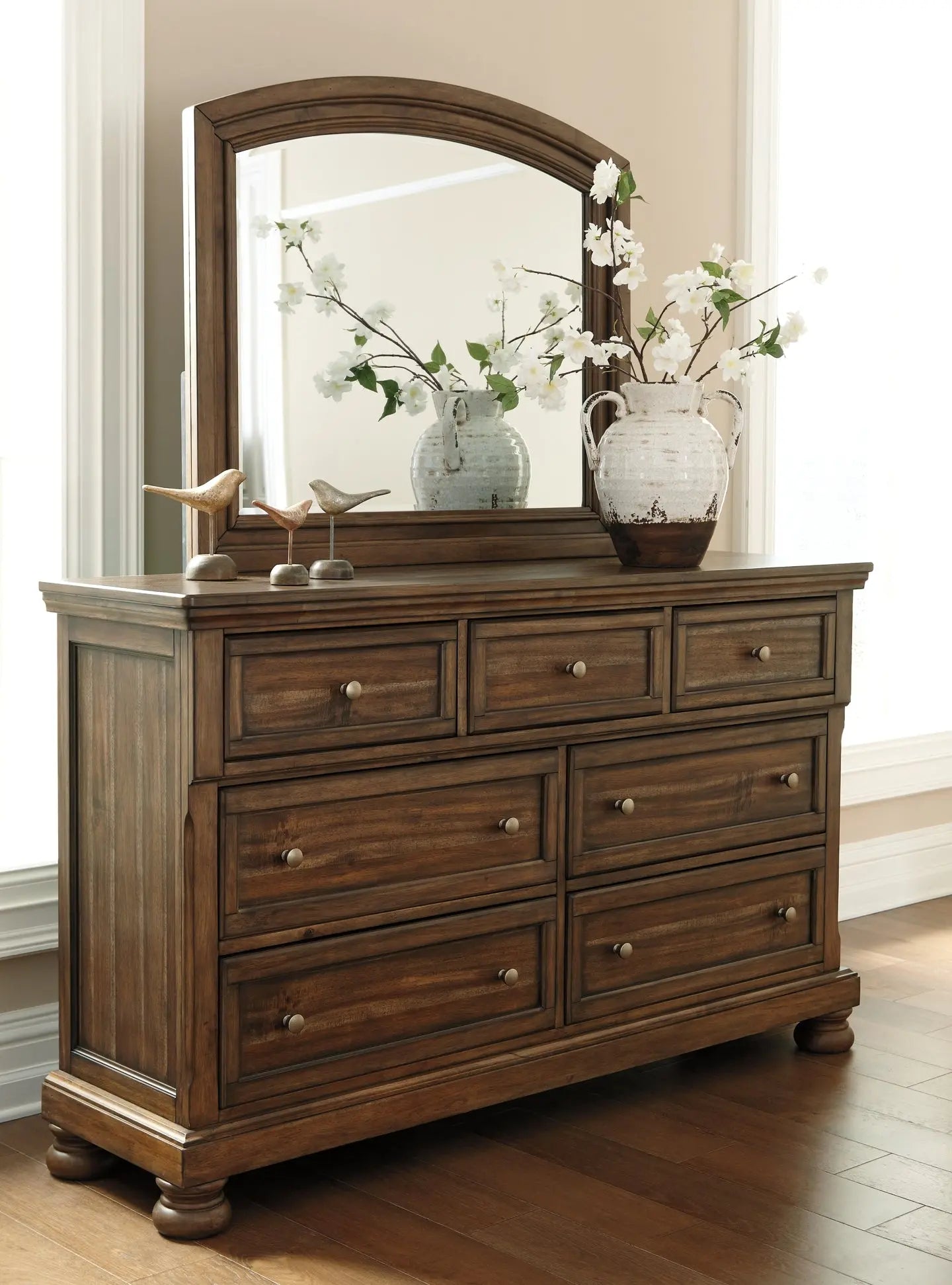 Robbinsdale Dresser and Mirror at Lee Furniture, NC