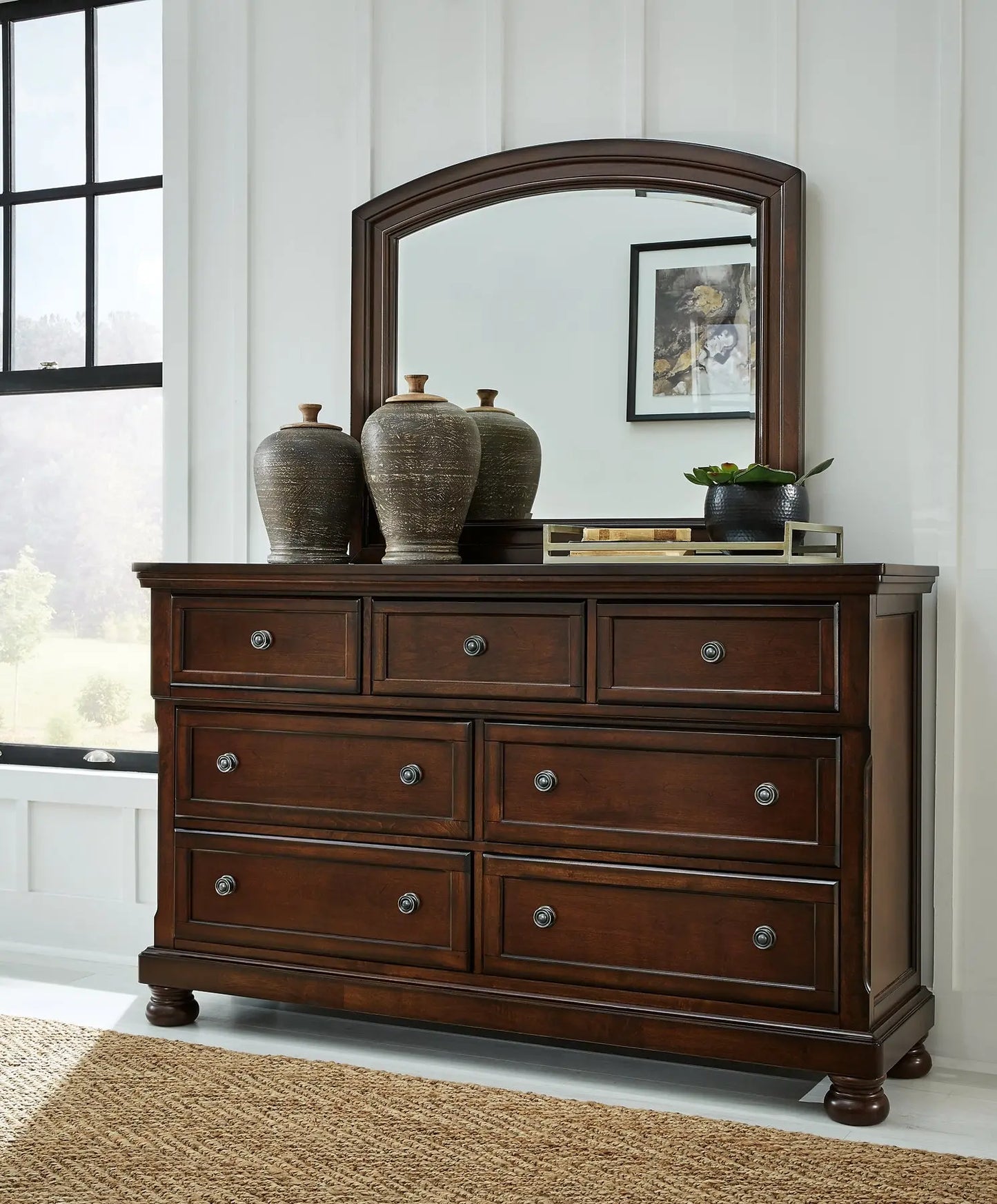 Robbinsdale Dresser and Mirror at Lee Furniture, NC