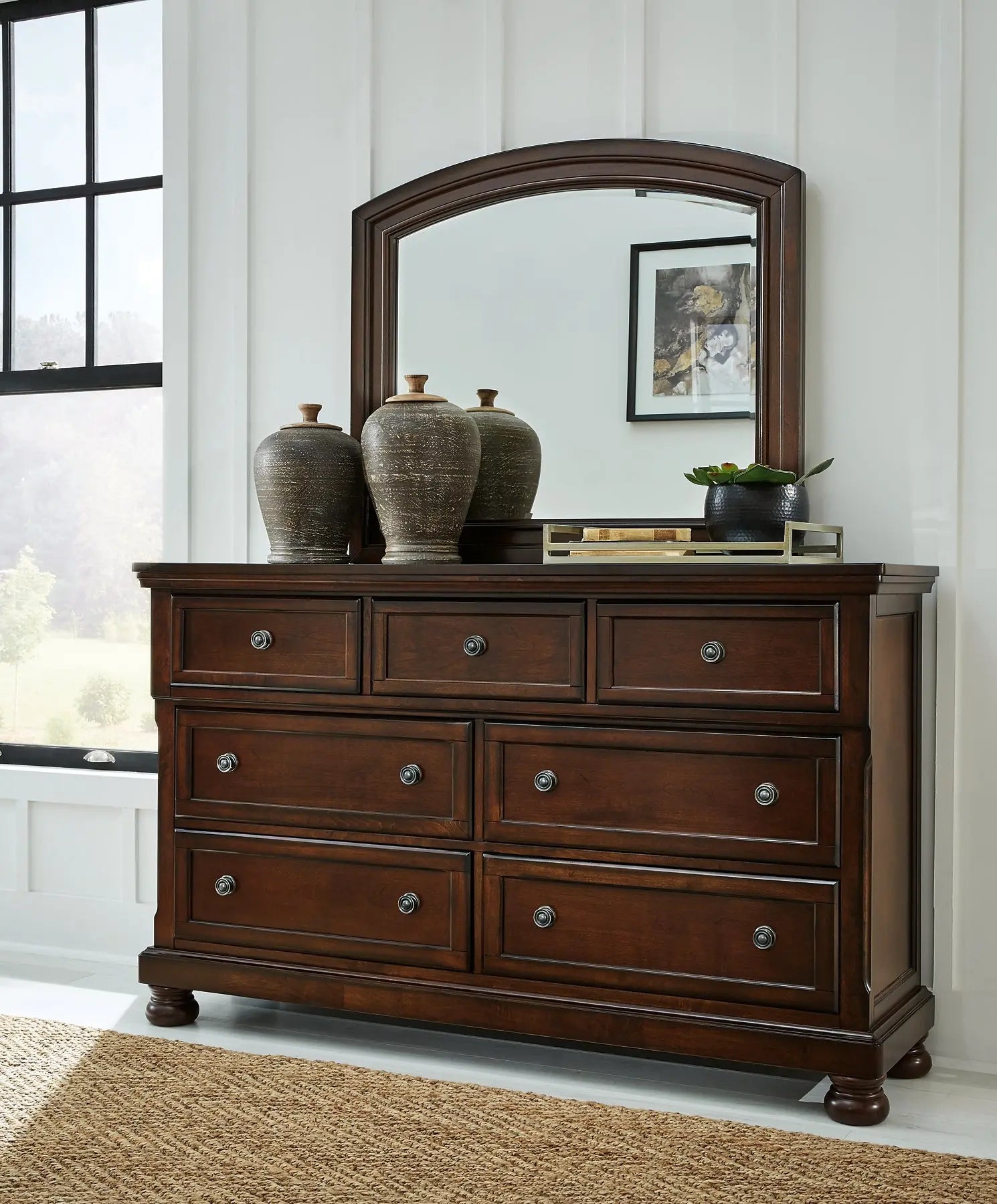 Robbinsdale Dresser and Mirror at Lee Furniture, NC