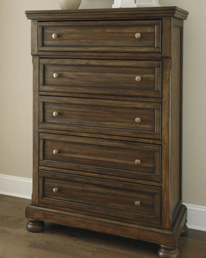 Robbinsdale Five Drawer Chest at Lee Furniture, NC