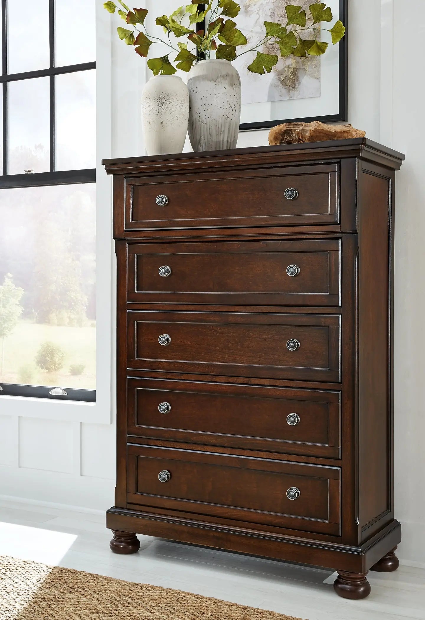 Robbinsdale Five Drawer Chest at Lee Furniture, NC