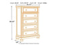 Robbinsdale Five Drawer Chest at Lee Furniture, NC